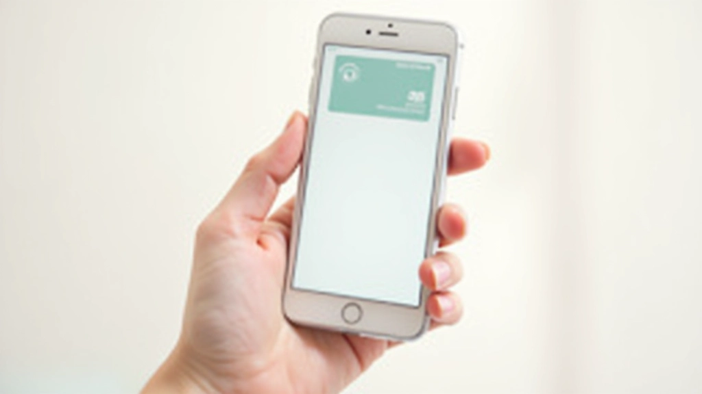 Écran de téléphone affichant application de fidélité en supermarché